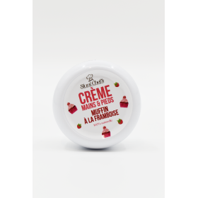 Crème mains et pieds - muffin à la framboise - 50ml 100% naturelle - Format voyage Stani chef\'s