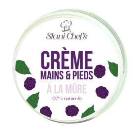 Crème mains et pieds à la mûre 100ml 100% naturelle Stani chef\'s