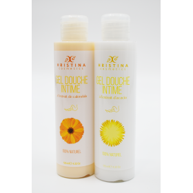 Gel douche intime à l'extrait de calendula - 125ml 100% naturel Hristina
