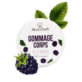 Gommage corps à la mûre - 200ml 100% naturel Stani chef\'s