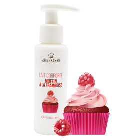 Lait corporel - muffin à la framboise - 100ml 100% naturel Stani chef\'s