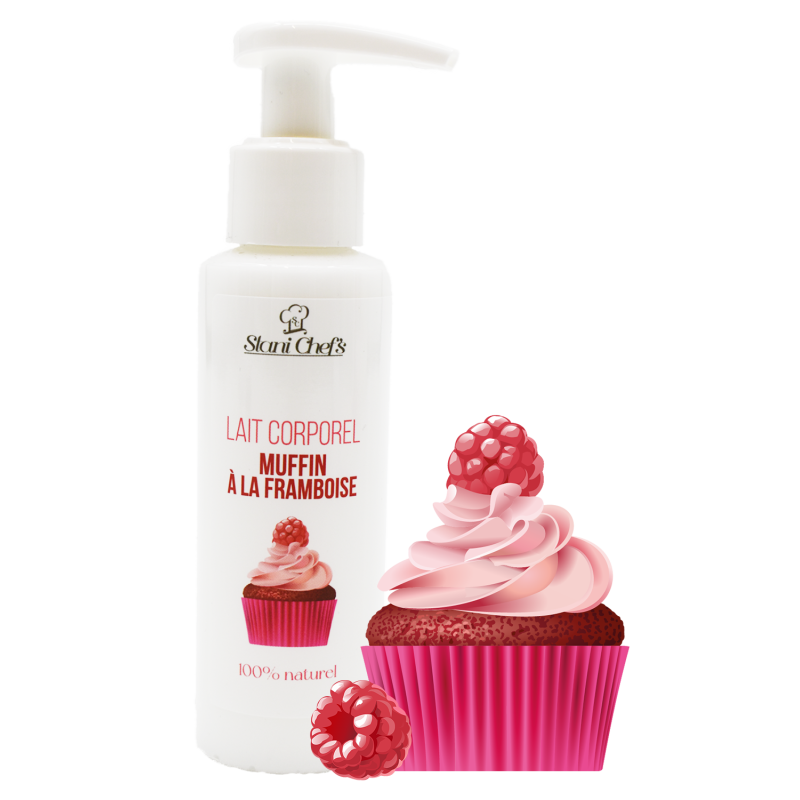 Lait corporel - muffin à la framboise - 100ml 100% naturel Stani chef\'s