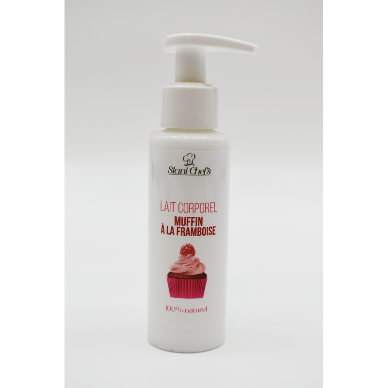 Lait corporel - muffin à la framboise - 100ml 100% naturel Stani chef\'s