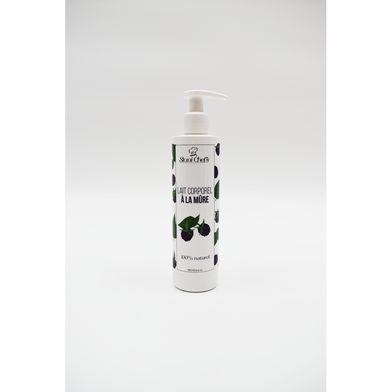 Lait corps hydratant à la mûre - 250ml 100% naturel Stani chef\'s