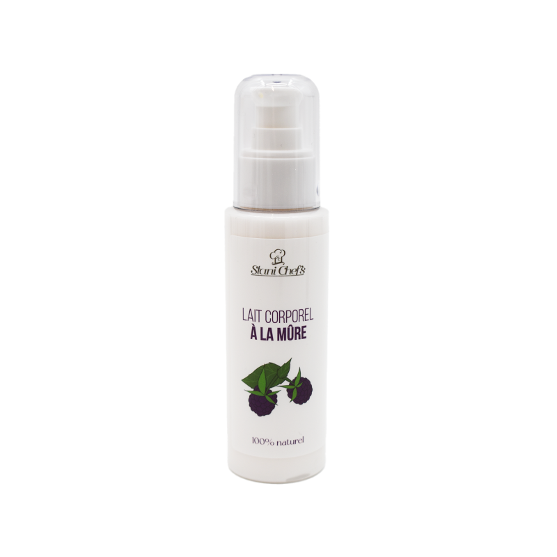 Lait corps hydratant à la mûre - 100ml 100% naturel Stani chef\'s