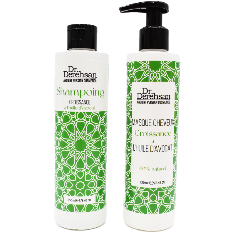 Masque capillaire pousse et croissance - 250ml 100% naturel Dr. Derehsan
