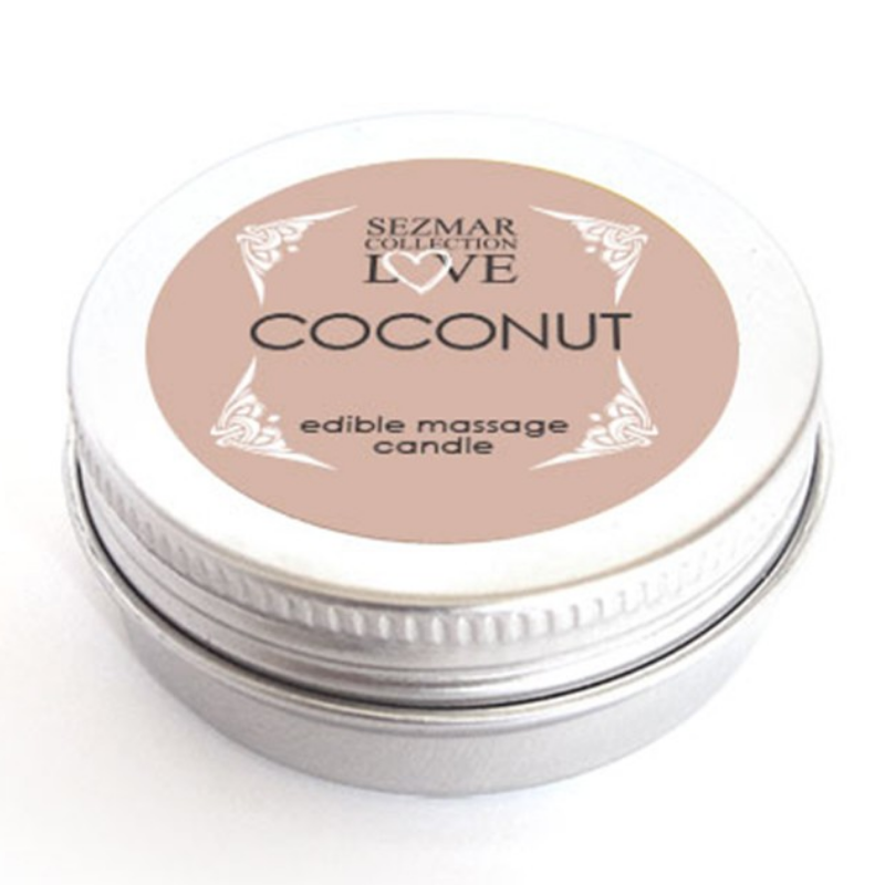 Bougie de massage noix de coco 30ml 100% naturelle Sezmar Love
