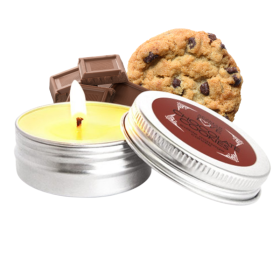 Mini Bougie de massage Chocolat Cookie 100% naturelle 30ml Sezmar Love