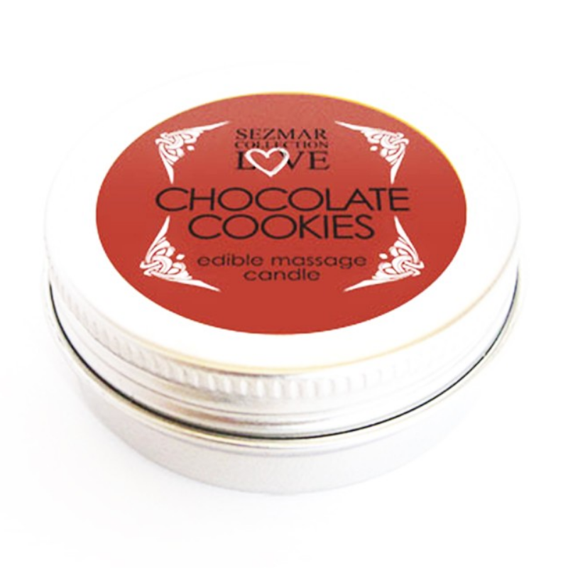 Mini Bougie de massage Chocolat Cookie 100% naturelle 30ml Sezmar Love