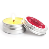 Mini Bougie de massage mousse fraise 100% naturelle 30ml Sezmar Love