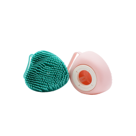 Brosse de bain pour chien - Rose Cosmétique naturel