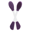 Spatule & brosse visage à double face violette Cosmétique naturel