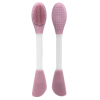 Spatule & brosse visage à double face rose Cosmétique naturel