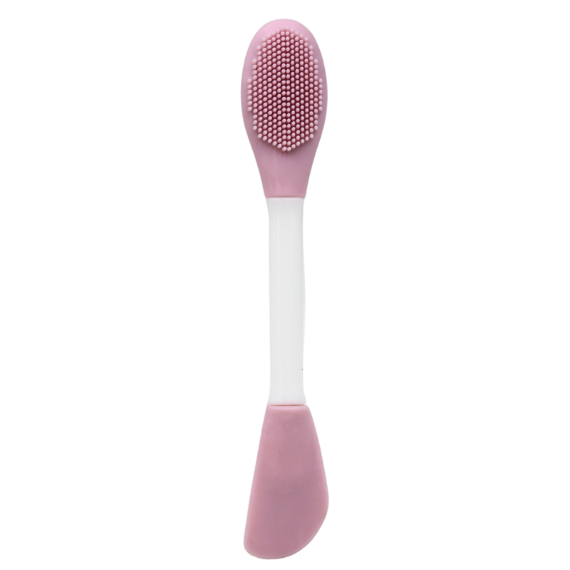 Spatule & brosse visage à double face rose Cosmétique naturel