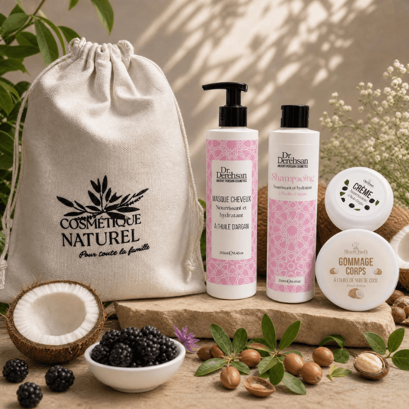 Coffret Corps & Cheveux – 4 Soins 100 % Naturels Cosmétique naturel
